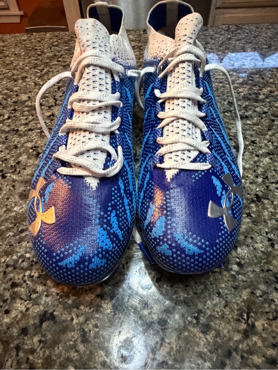 Under Armour Spotlight Lux Blue Football Cleats Mens Size 9 New w/o tags main image 5